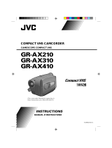 JVC GR-AX210EA User manual