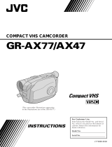 JVC GR-AX830U User manual