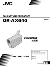 JVC GR-AX640 User manual