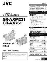 JVC GR-AX761 User manual