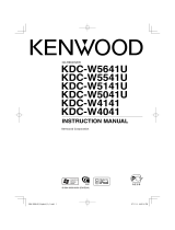 Kenwood KDC-W4041 User manual