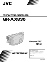 JVC GR-AX830 User manual