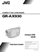 JVC GR-AX930U User manual