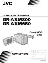 JVC GR-AXM800 User manual