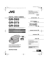 JVC GR-D33 User manual