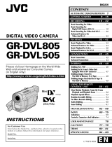 JVC GR-DVL505U User manual