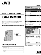 JVC GR-DVM80 User manual