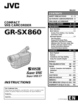 JVC GR-SX860 User manual