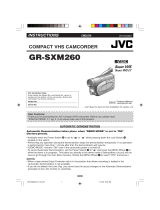 JVC GR-SXM260 User manual