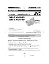 JVC GR-SXM745 User manual