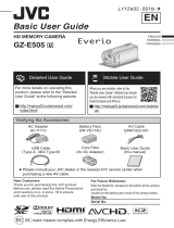JVC GZ-E505 User manual