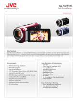 JVC hd everio flash memory camera User manual