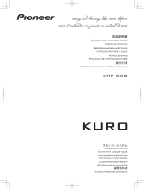 Pioneer KURO KRP-S02 User manual