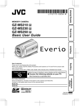 JVC Everio GZ-MS250 User manual