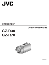 JVC GZR30BUS User manual