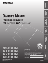 Toshiba 46HX83 User manual
