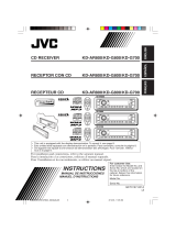 JVC G800 - KD Radio / CD User manual