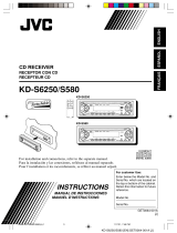 JVC KD-S580 User manual