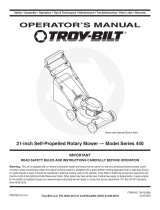 Troy-Bilt 440 User manual