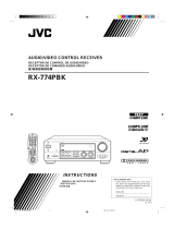 JVC RM-SR774XU User manual