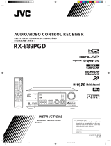 JVC RX-889PGD User manual