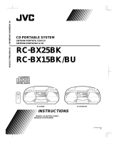 JVC RC-BX15BK/BU User manual
