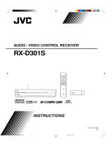 JVC RX-D301S User manual