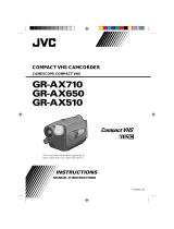 JVC GR-AX650 User manual