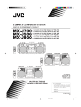 JVC MX-J700 User manual