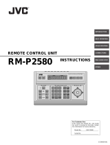 JVC RM-P2580 User manual