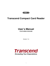 Transcend RDS1/S2/S5/S6 User manual