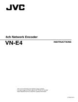 JVC VN-E4U - 4 Channel Network Encoder User manual