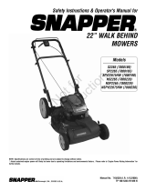 Snapper S2265 User manual