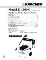 Kärcher 1800 User manual