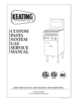 Keating Of Chicago Custom Pasta Gas System 0107 User manual