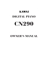 Kawai CN290 User manual