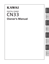 Kawai CN33 User manual