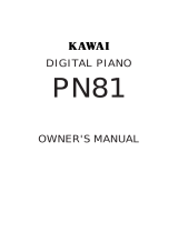 Kawai PN81 User manual