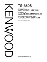 Kenwood TS-850S User manual
