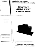 Kenmore 233.5998892 User manual