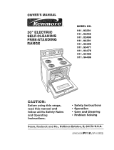 Kenmore 911.92391 User manual