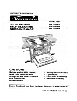 Kenmore 911.46565 User manual