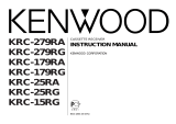 Kenwood KRC-25RG User manual