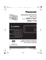Panasonic DMC-FX3 User manual