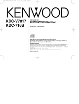 Kenwood CD-RECEIVER User manual