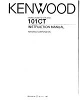 Kenwood 101CT User manual