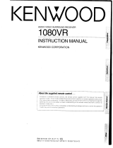 Kenwood 1080VR User manual
