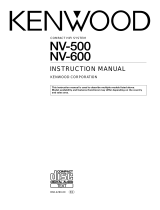 Kenwood NV-600 User manual