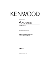 Kenwood Axcess Remote Portal User manual