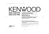 Kenwood KDC-C521FM - CD Changer With RF Modulator User manual